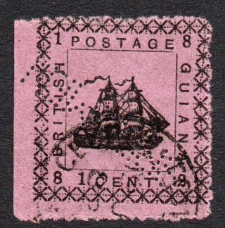 British Guiana 1 Cent Specimen Stamp C1882 (1)