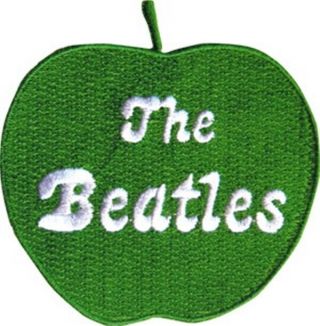 The Beatles Apple Records Green Apple Logo Patch