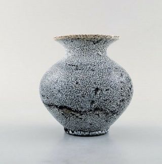 Svend Hammershøi for Kähler,  Denmark.  Vase in glazed stoneware. 2