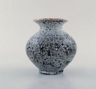 Svend Hammershøi for Kähler,  Denmark.  Vase in glazed stoneware. 3