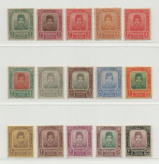 Malaya Trengganu - 1910 - Sg 1 - 13 - Mh