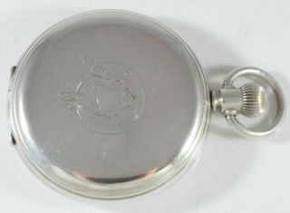 Antique Rare Silver Plated Full Hunter Thomas Russell & Son Liverpool c.  1910 2
