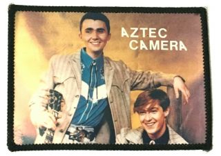Aztec Camera - Old Og Vtg 1980`s Photo Patch - Pop Wave (not Shirt Badge Cd)