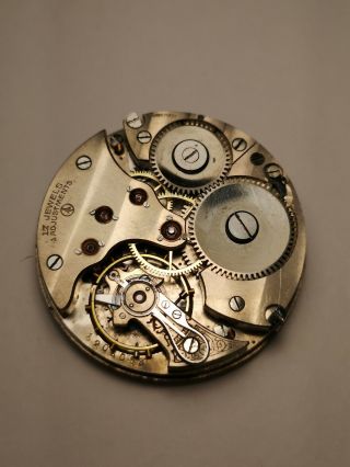 Swiss Minerva Pocket Watch Movement - 17 Jewels,  4 Adjustments (b30)
