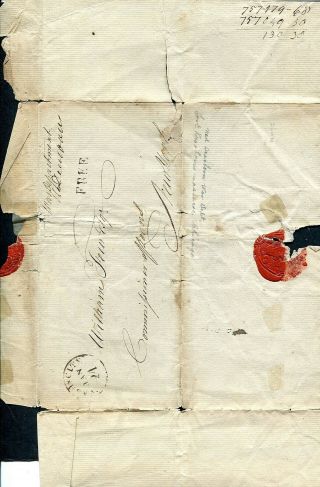 1804 Henry Dearborn Sec ' y of War Frank Wash DC to Wm Few York wrapper 2
