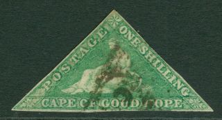 Sg 21 Cape Of Good Hope 1863 - 64.  1/ - Fine,  Full Margins,  Reverse Thin.