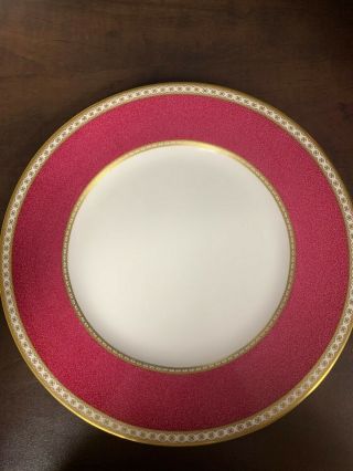 Wedgwood Ulander - Ruby Dinner Plates 6 Piece 10 3/4 Inch