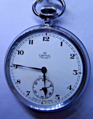 An Vintage Pocket Watch By Smiths Circa 1940/50 Made In England