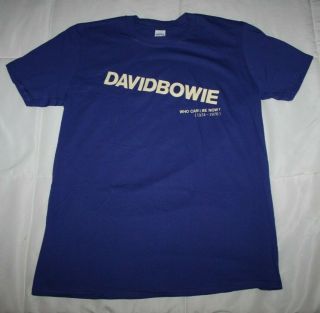 David Bowie " Who Can I Be Now? " T - Shirt Size Large By Gildan (, No Tags)