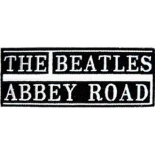The Beatles Abbey Road Name Logo Embroidered Patch