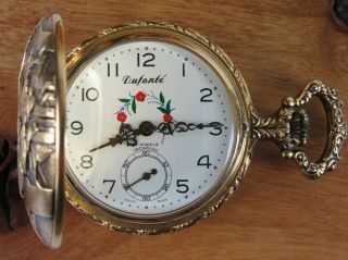Swiss Made Lucien Piccard Dufonte 17 Jewels Incabloc Mechanical Pocket Watch