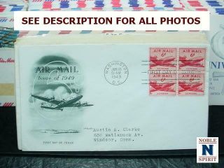 NobleSpirit (FDC) Intriguing US Airmail & First Flight Covers 2