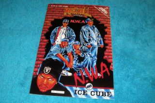 N.  W.  A.  /ice Cube Comic Book/revolutionary Rock N Roll Comics 40/1991/nwa/eazy - E
