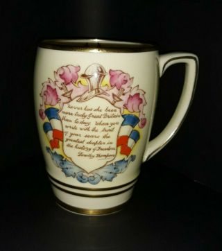 Paragon Patriotic Series Produced During War Of Britain Tea Cup/mug