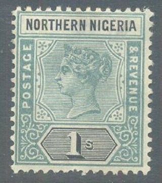 Northern Nigeria 1900 Qv 1/ - Green & Black Mlh