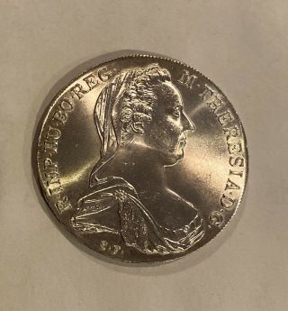Foreign Silver Coin - 1780 Austria Maria Theresa Thaler (restrike) - Uncirculated