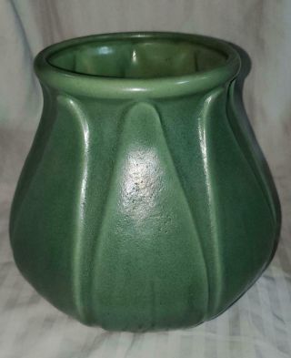 Green Haeger Grueby Vase