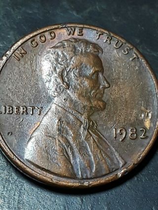 1982 1c Doubled Die Obverse Lincoln Cent