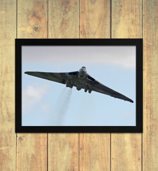 Avro Vulcan Plane V1 Signed Autograph Poster Print A4 A5 Frame