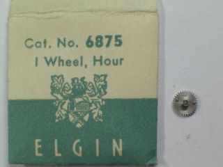 Nos Elgin Caliber 719 Direct Read Hour Wheel Part - 6875 Wp - 352