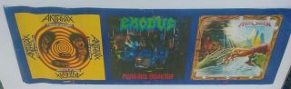 Exodus Vintage Promo Store Poster Headbangers Ball 1989 Anthrax Htf