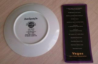 THE JOINT - LAS VEGAS - HARD ROCK HOTEL - 1995 LIM.  ED - COLLECTORS PLATE IN ORIG BOX 2