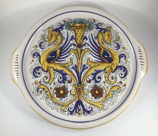 Deruta Italian Pottery Raffaellesco Platter Large Charger