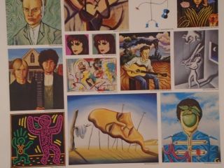 David Bowie Bob Dylan Salvador Dali Vincent Van Gogh Picasso Keith Haring Poster 2