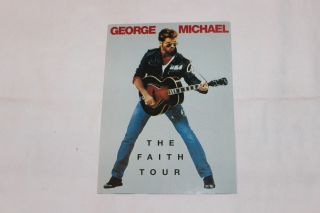 George Michael Import Postcard - The Faith Tour