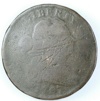 1797 Draped Bust Large Cent 1c - Early Reverse