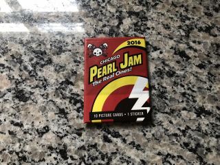 Pearl Jam Baseball Card Pack 2016 Wrigley Field Chicago Cubs