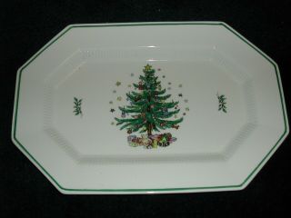Nikko Christmastime 16 " X 10” Large Christmas Platter Christmas Dishes