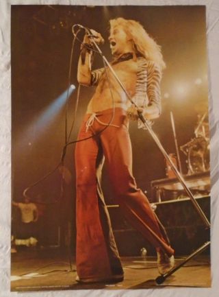 Van Halen 1982 Poster David Lee Roth Anabas England