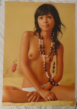 Thai Beauty 1973 Poster Topless Bare Breast Girl Eurodecor