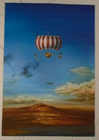Fliegendes Schiff 1981 Poster Flying Machine Wizard And Genius Switzerland