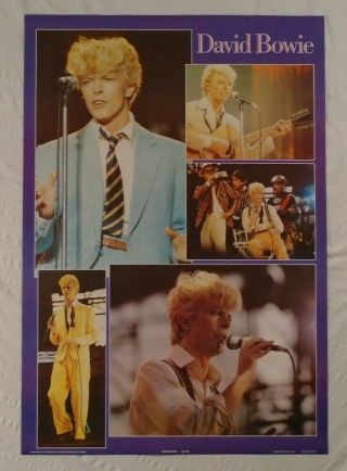 David Bowie 1984 Poster Anabas England