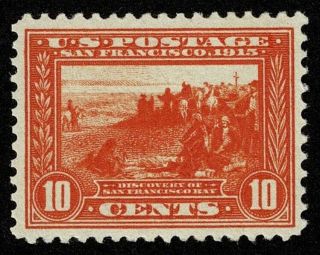 Scott 400a 10c Panama - Pacific Exposition 1913 Lh Og Well Centered $175