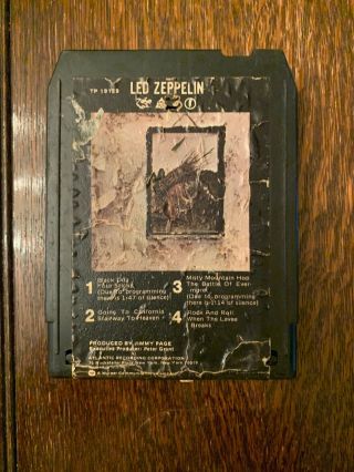 Led Zeppelin/ Black Dog 8 Track Tape