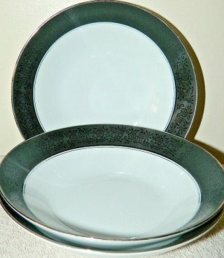 Set Of 3 Noritake Mirano 6878 Soup Bowls