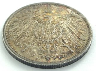 1901 J Germany 1 One Mark Deutsches Reich German Circulated Coin L497