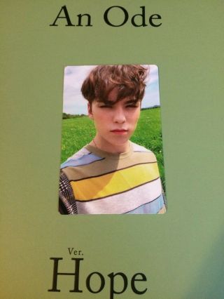 Seventeen Vernon Official Photocard An Ode (hope Ver. )