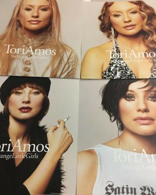 Tori Amos Set Of 2 Different Promo Album Flats Posters Strange Little Girls