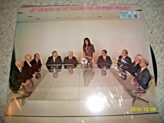 Aerosmith Joe Perry Solo Lp The Joe Perry Project Let The Music Do The Talking