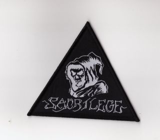 Sacrilege " Behind The Realm Of Madness " Patch Amebix - Discharge - Broken Bones - Gism