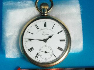 Supurb Gold Filled Lancashire Watch Co Ltd Pocket Watch Spares Prescot