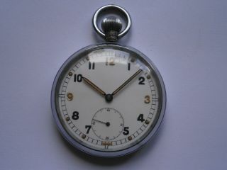 Vintage Gents Military Pocket Watch Enicar Mechanical Watch Spares Repair Gstp
