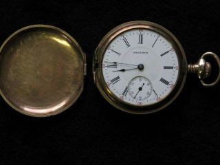 Vintage Waltham Watch Co 17 Jewel Double Hunter No.  625 Model 1899 Pocket Watch