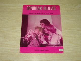 The Monkees - Daydream Believer - Uk Sheet Music
