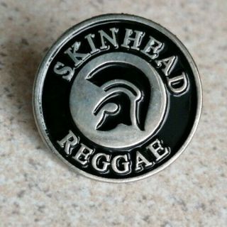 Skinhead Reggae Enamel Pin Badge - Trojan - Ska - Scooter - Cromby - Parka - Harrington