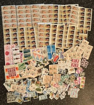 $100 Us Postage,  No Gum,  6 Cent To $1 & $2 Stamps,  Some Xmas